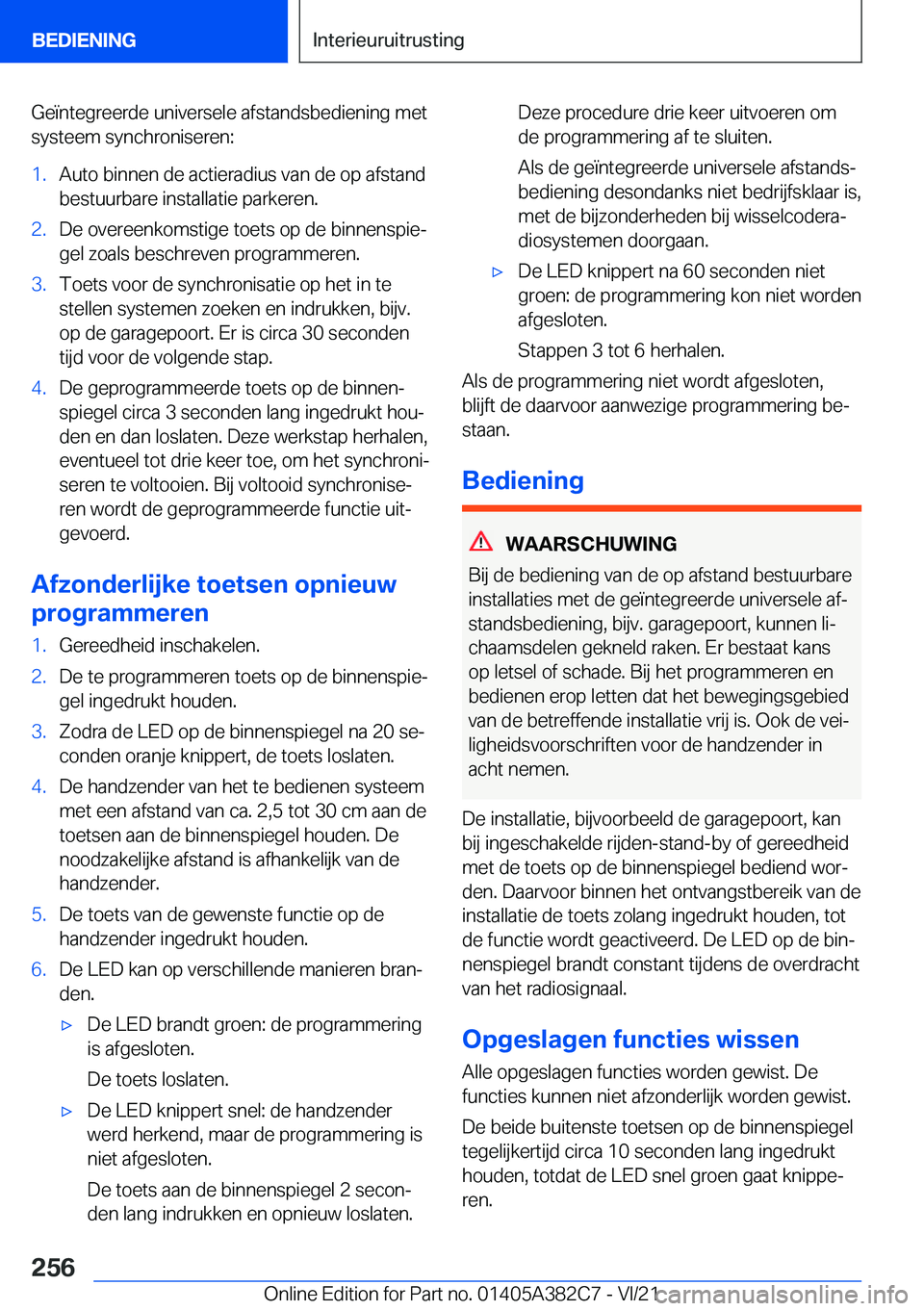 BMW Z4 2022  Instructieboekjes (in Dutch) �G�e�