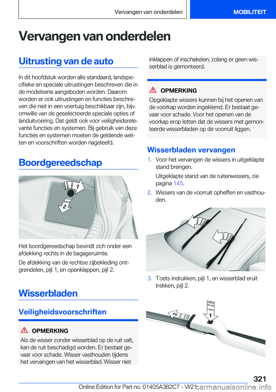 BMW Z4 2022  Instructieboekjes (in Dutch) �V�e�r�v�a�n�g�e�n��v�a�n��o�n�d�e�r�d�e�l�e�n�U�i�t�r�u�s�t�i�n�g��v�a�n��d�e��a�u�t�o
�I�n��d�i�t��h�o�o�f�d�s�t�u�k��w�o�r�d�e�n��a�l�l�e��s�t�a�n�d�a�a�r�d�,��l�a�n�d�s�p�ej�c�i�f�i�e�