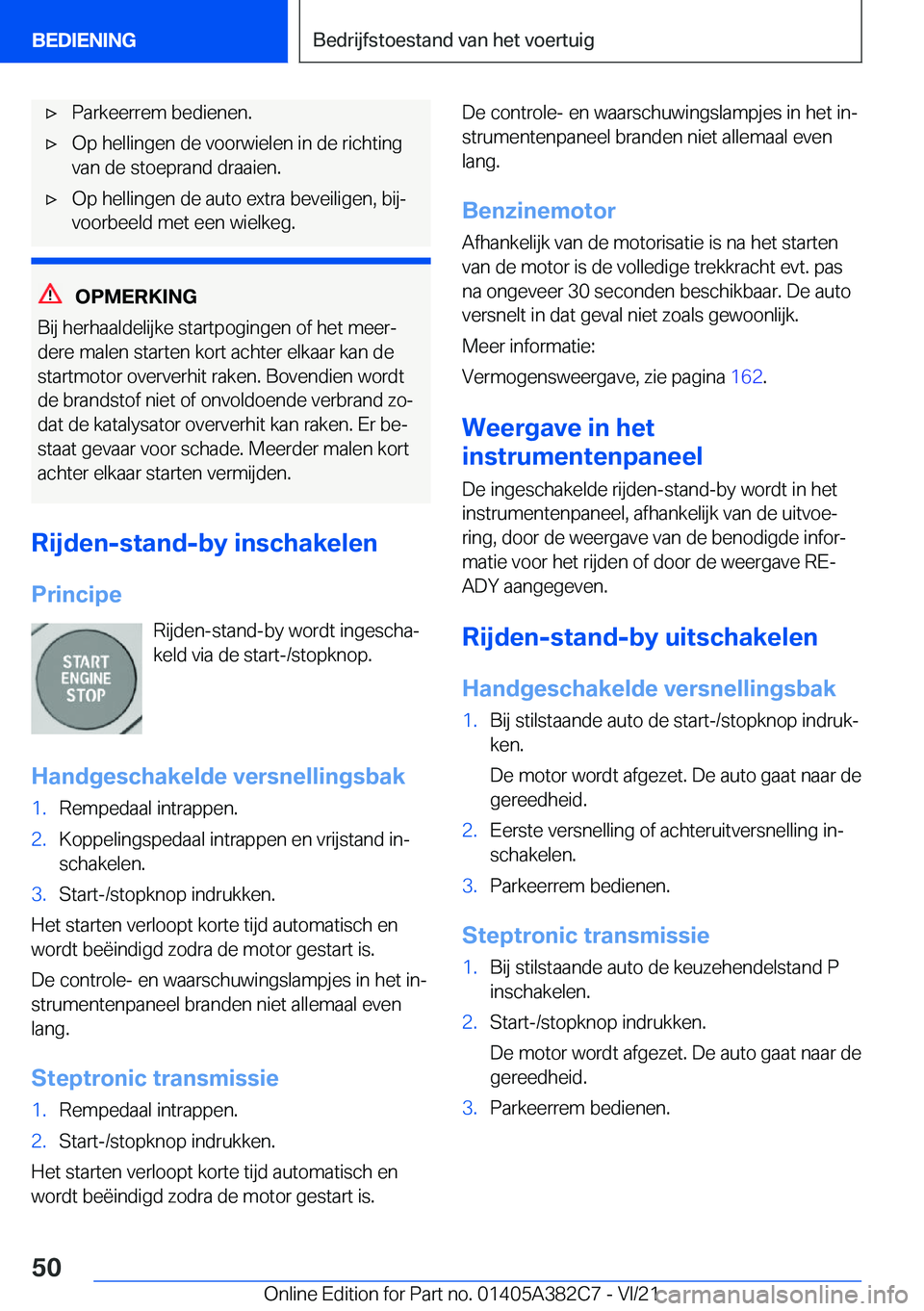 BMW Z4 2022  Instructieboekjes (in Dutch) 'x�P�a�r�k�e�e�r�r�e�m��b�e�d�i�e�n�e�n�.'x�O�p��h�e�l�l�i�n�g�e�n��d�e��v�o�o�r�w�i�e�l�e�n��i�n��d�e��r�i�c�h�t�i�n�g
�v�a�n��d�e��s�t�o�e�p�r�a�n�d��d�r�a�a�i�e�n�.'x�O�p��h�