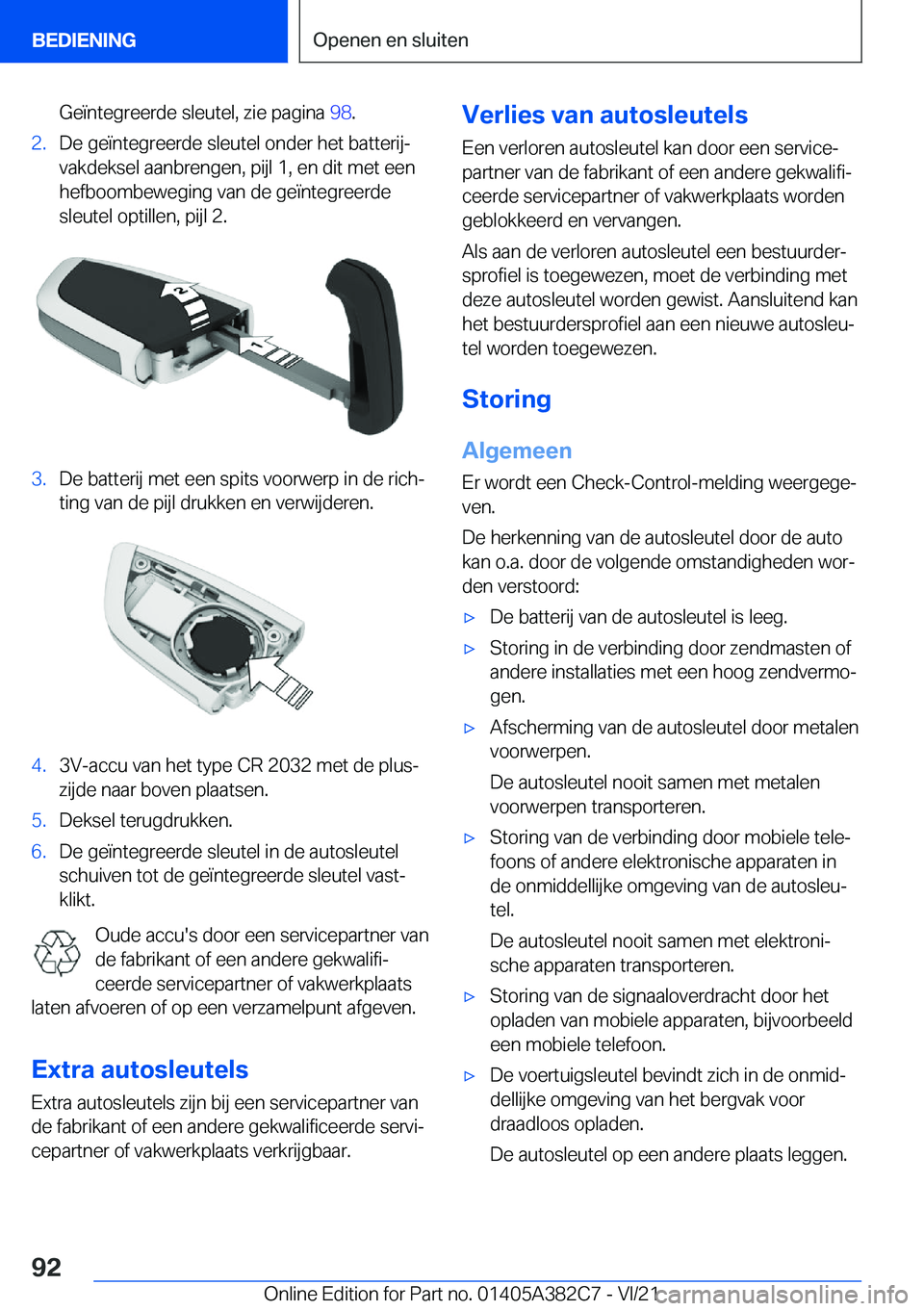 BMW Z4 2022  Instructieboekjes (in Dutch) �G�e�