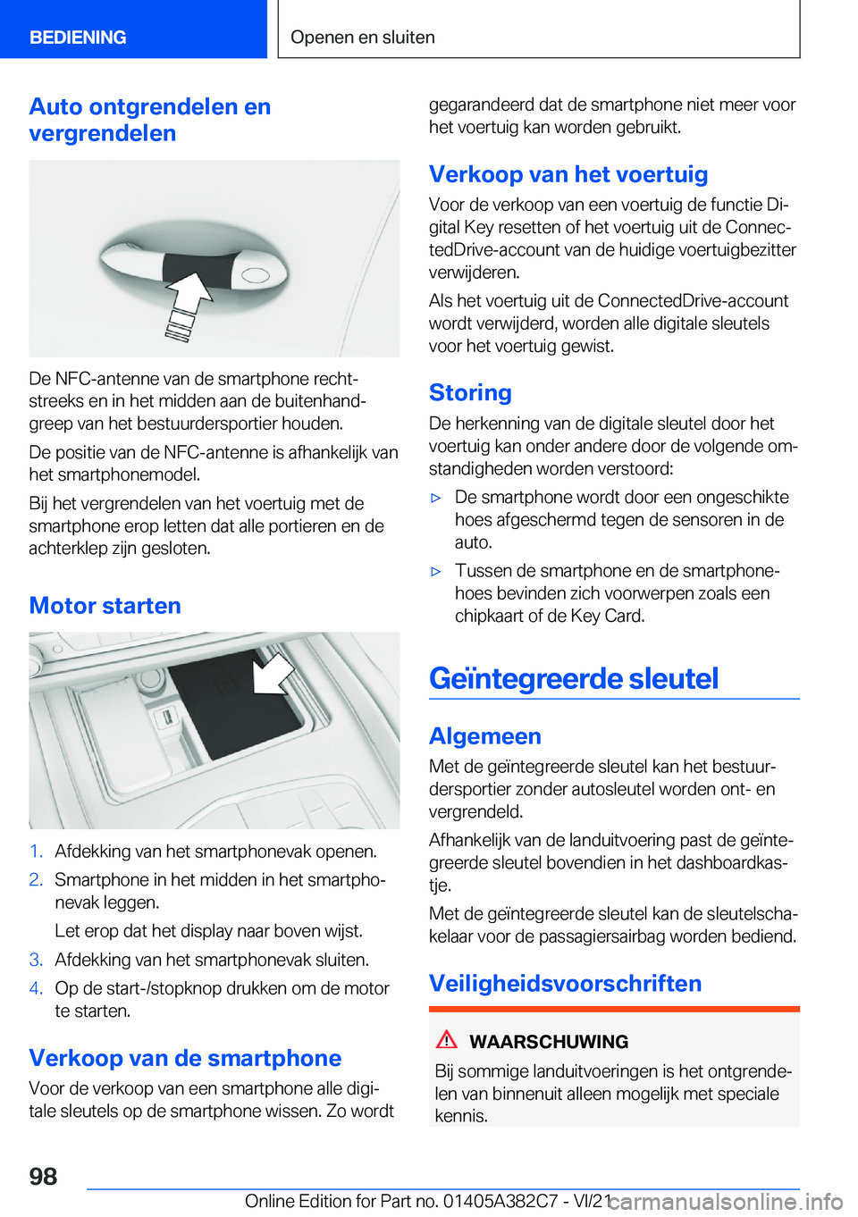BMW Z4 2022  Instructieboekjes (in Dutch) �A�u�t�o��o�n�t�g�r�e�n�d�e�l�e�n��e�n
�v�e�r�g�r�e�n�d�e�l�e�n
�D�e��N�F�C�-�a�n�t�e�n�n�e��v�a�n��d�e��s�m�a�r�t�p�h�o�n�e��r�e�c�h�tj
�s�t�r�e�e�k�s��e�n��i�n��h�e�t��m�i�d�d�e�n��a�a�