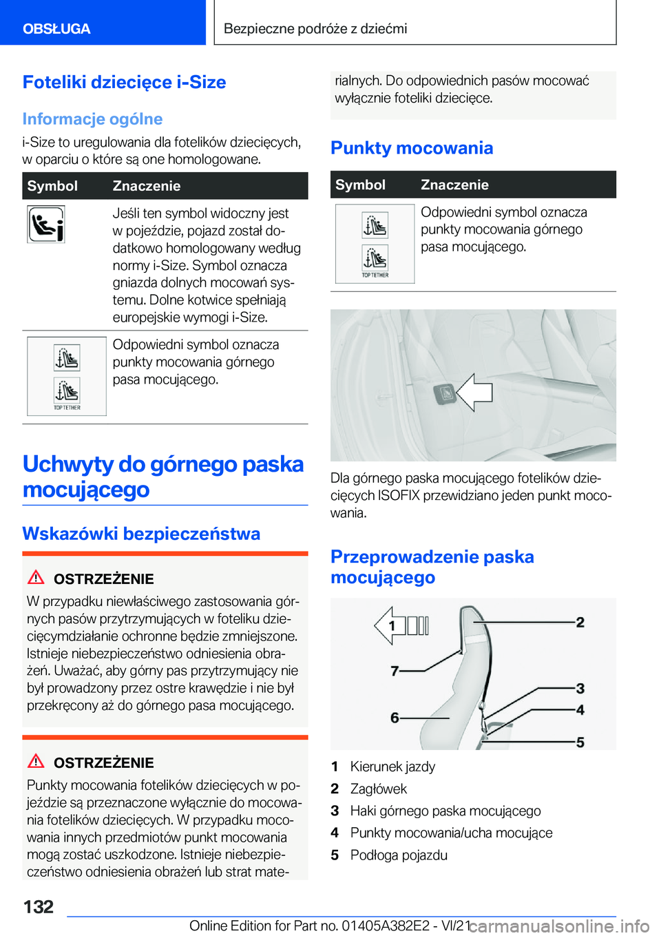 BMW Z4 2022  Instrukcja obsługi (in Polish) �F�o�t�e�l�i�k�i��d�z�i�e�c�i�