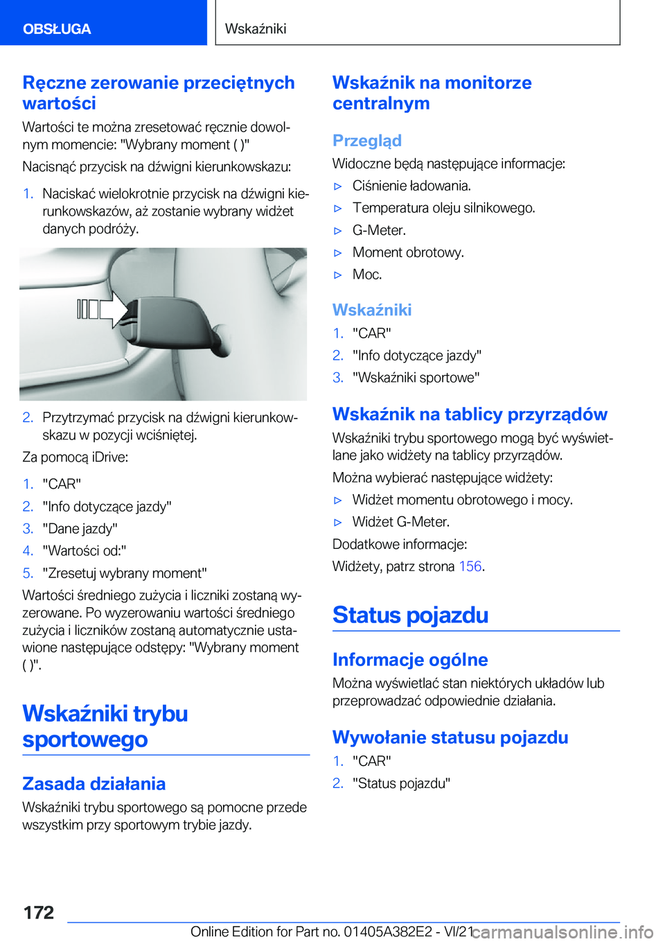 BMW Z4 2022  Instrukcja obsługi (in Polish) �R�