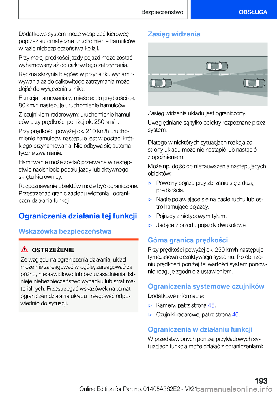 BMW Z4 2022  Instrukcja obsługi (in Polish) �D�o�d�a�t�k�o�w�o��s�y�s�t�e�m��m�o9�e��w�e�s�p�r�z�e�