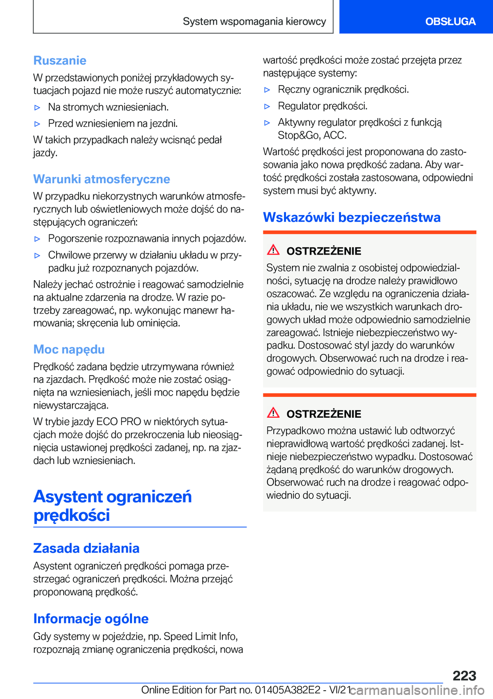 BMW Z4 2022  Instrukcja obsługi (in Polish) �R�u�s�z�a�n�i�e
�W��p�r�z�e�d�s�t�a�w�i�o�n�y�c�h��p�o�n�i9�e�j��p�r�z�y�k�ł�a�d�o�w�y�c�h��s�yj
�t�u�a�c�j�a�c�h��p�o�j�a�z�d��n�i�e��m�o9�e��r�u�s�z�y�
