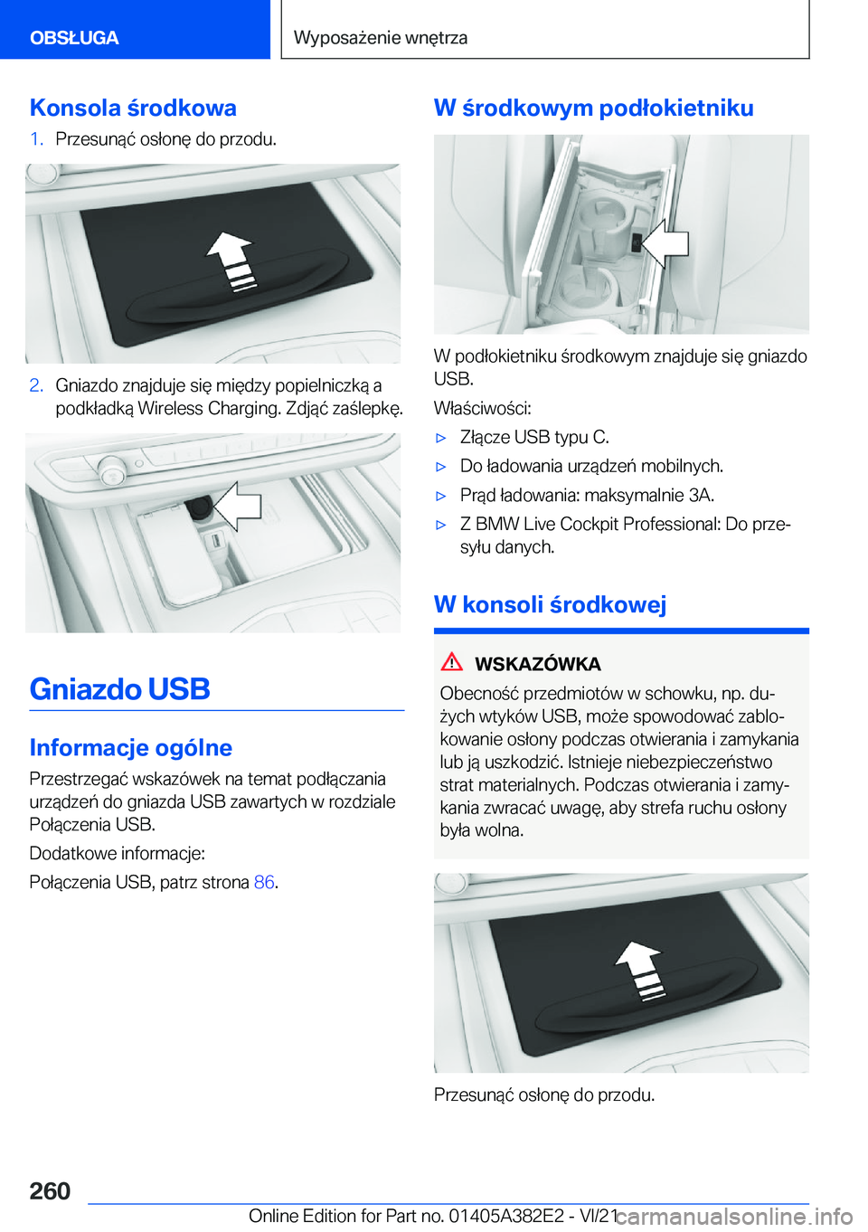 BMW Z4 2022  Instrukcja obsługi (in Polish) �K�o�n�s�o�l�a��r�o�d�k�o�w�a�1�.�P�r�z�e�s�u�n�