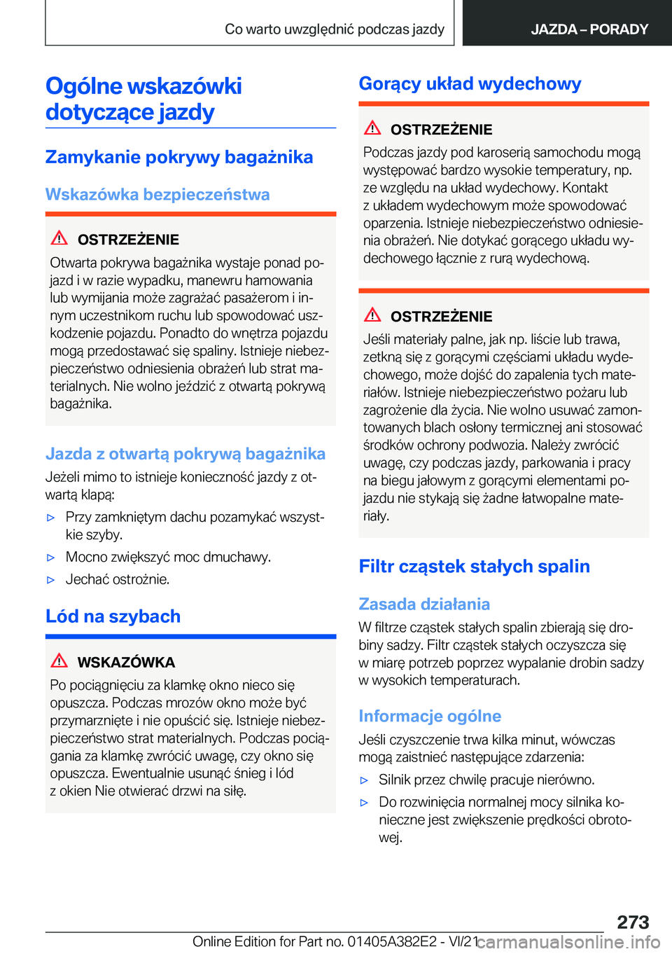 BMW Z4 2022  Instrukcja obsługi (in Polish) �O�g�
