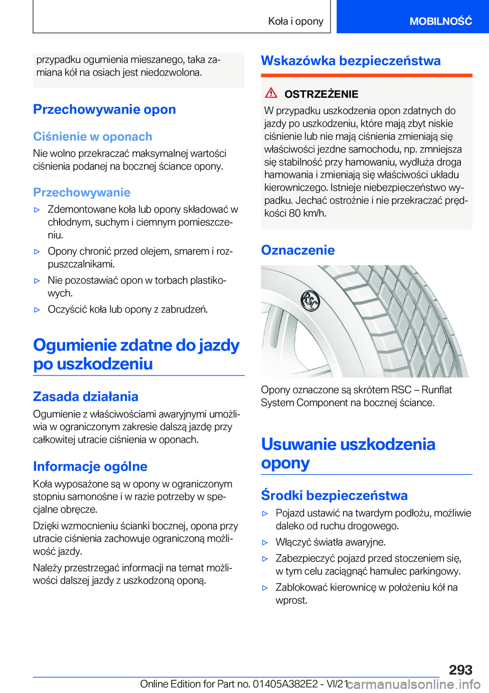 BMW Z4 2022  Instrukcja obsługi (in Polish) �p�r�z�y�p�a�d�k�u��o�g�u�m�i�e�n�i�a��m�i�e�s�z�a�n�e�g�o�,��t�a�k�a��z�aj�m�i�a�n�a��k�