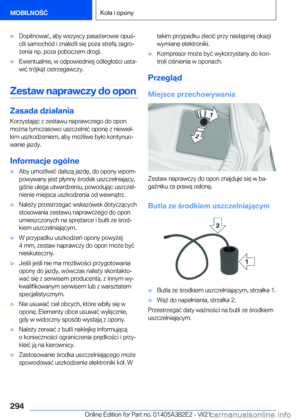 BMW Z4 2022  Instrukcja obsługi (in Polish) 'x�D�o�p�i�l�n�o�w�a�
