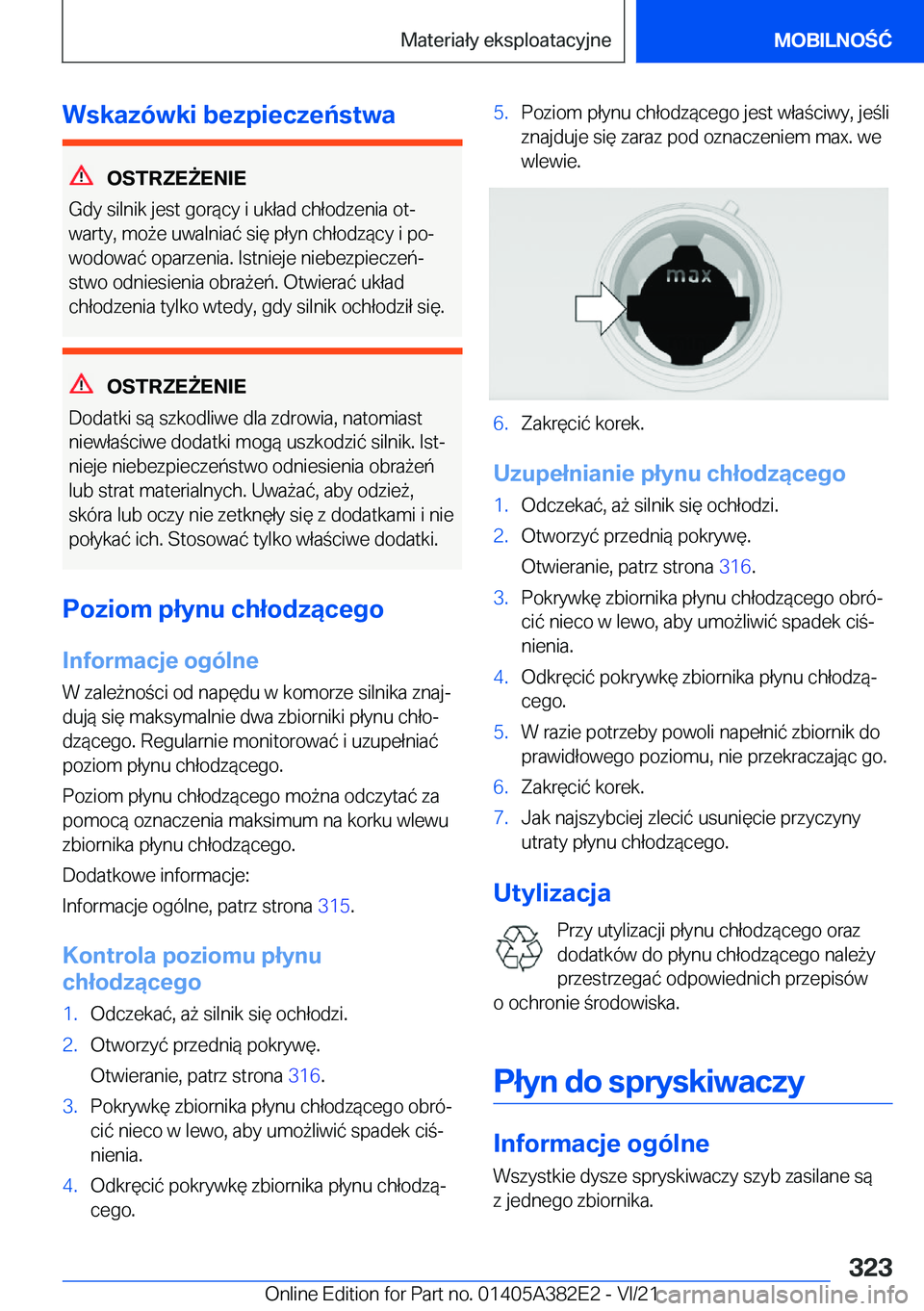 BMW Z4 2022  Instrukcja obsługi (in Polish) �W�s�k�a�z�