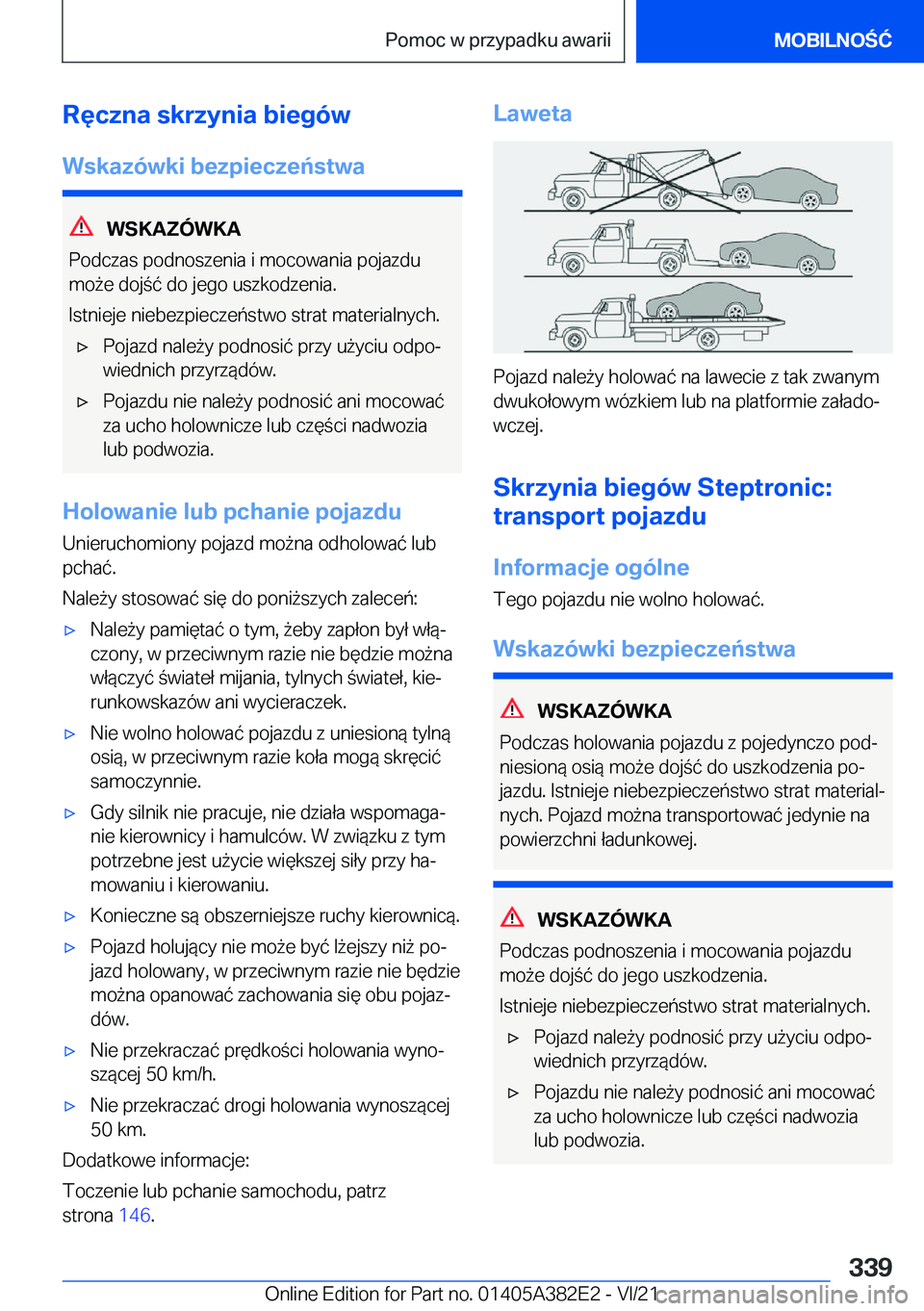 BMW Z4 2022  Instrukcja obsługi (in Polish) �R�