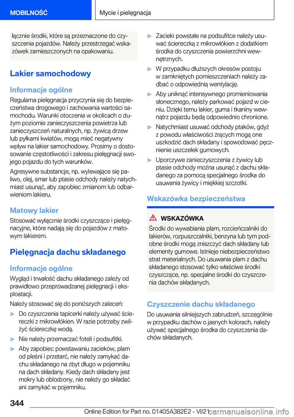 BMW Z4 2022  Instrukcja obsługi (in Polish) �ł�