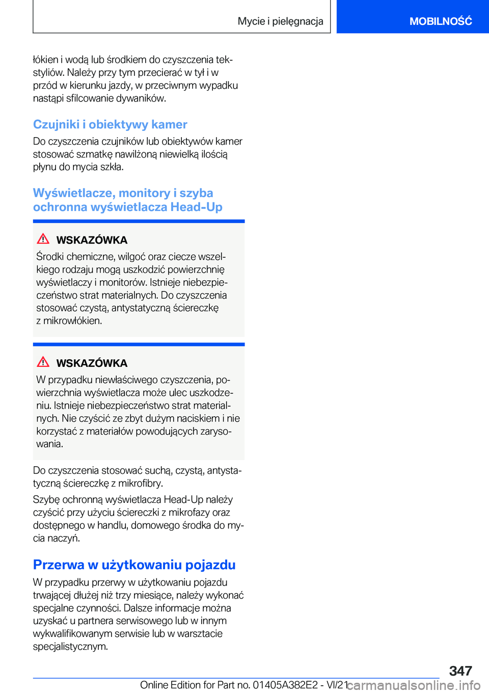 BMW Z4 2022  Instrukcja obsługi (in Polish) �ł�