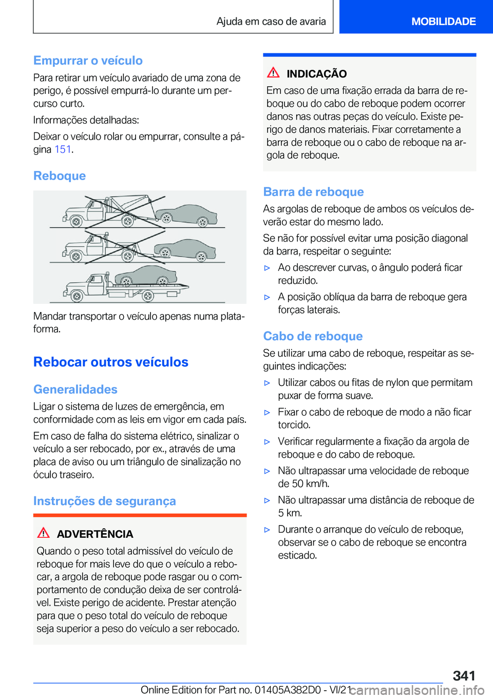 BMW Z4 2022  Manual do condutor (in Portuguese) �E�m�p�u�r�r�a�r��o��v�e�