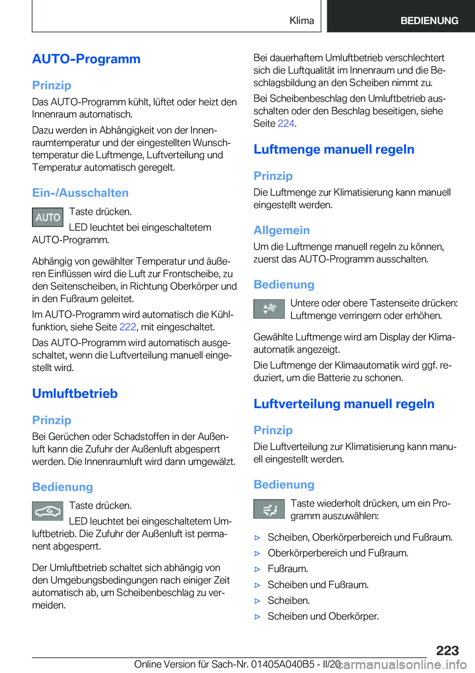 BMW Z4 2020  Betriebsanleitungen (in German) �A�U�T�O�-�P�r�o�g�r�a�m�m�P�r�i�n�z�i�p
�D�a�s��A�U�T�O�-�P�r�o�g�r�a�m�m��k�