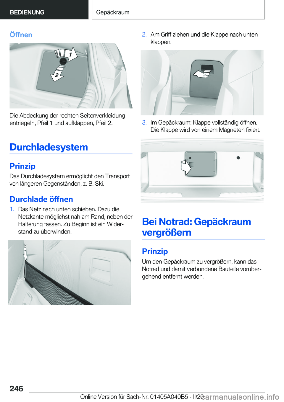 BMW Z4 2020  Betriebsanleitungen (in German) �