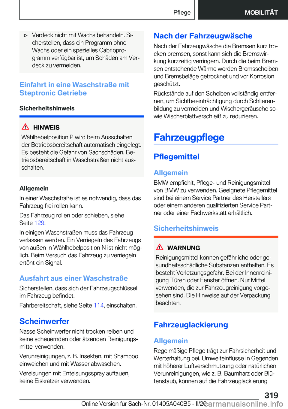 BMW Z4 2020  Betriebsanleitungen (in German) 'x�V�e�r�d�e�c�k��n�i�c�h�t��m�i�t��W�a�c�h�s��b�e�h�a�n�d�e�l�n�.��S�ij�c�h�e�r�s�t�e�l�l�e�n�,��d�a�s�s��e�i�n��P�r�o�g�r�a�m�m��o�h�n�e
�W�a�c�h�s��o�d�e�r��e�i�n��s�p�e�z�i�e�l�l�