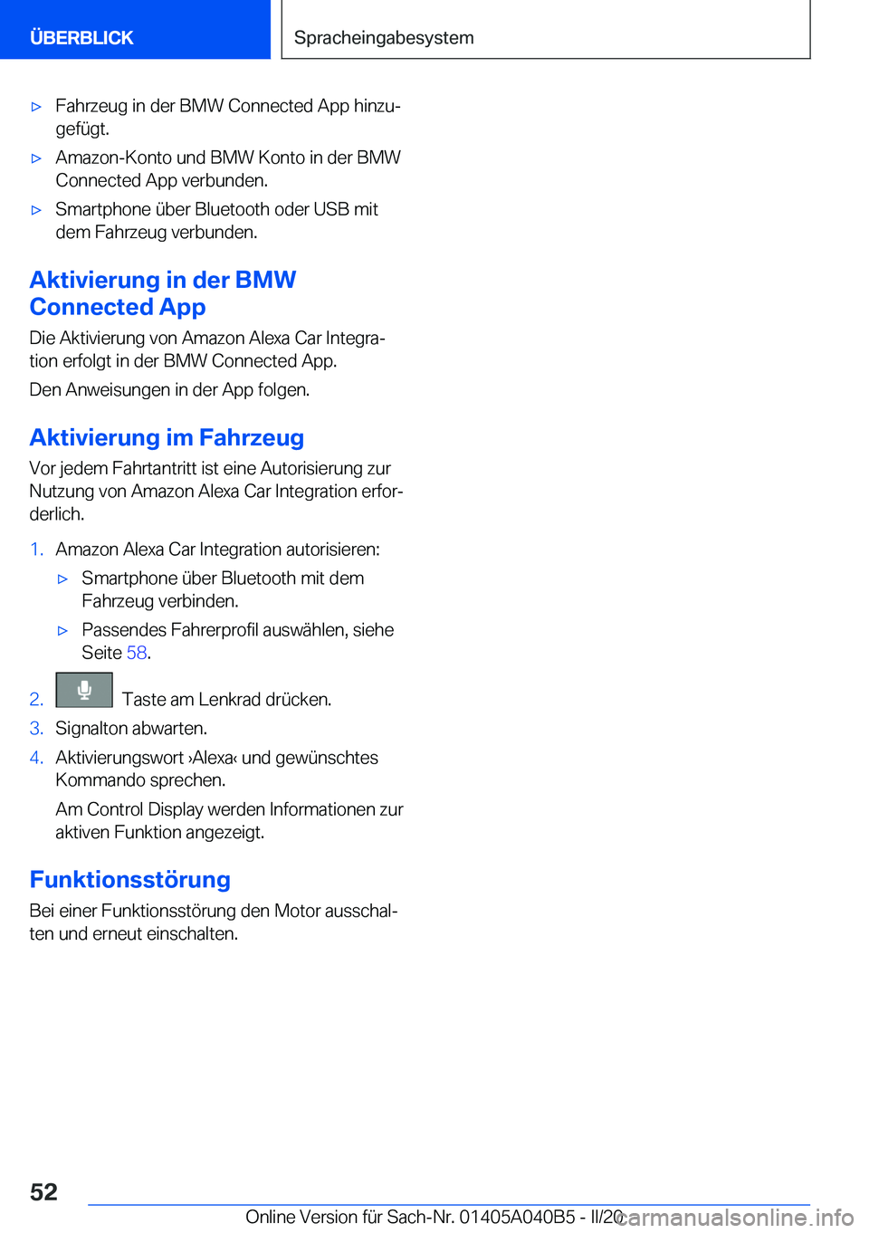 BMW Z4 2020  Betriebsanleitungen (in German) 'x�F�a�h�r�z�e�u�g��i�n��d�e�r��B�M�W��C�o�n�n�e�c�t�e�d��A�p�p��h�i�n�z�uj
�g�e�f�