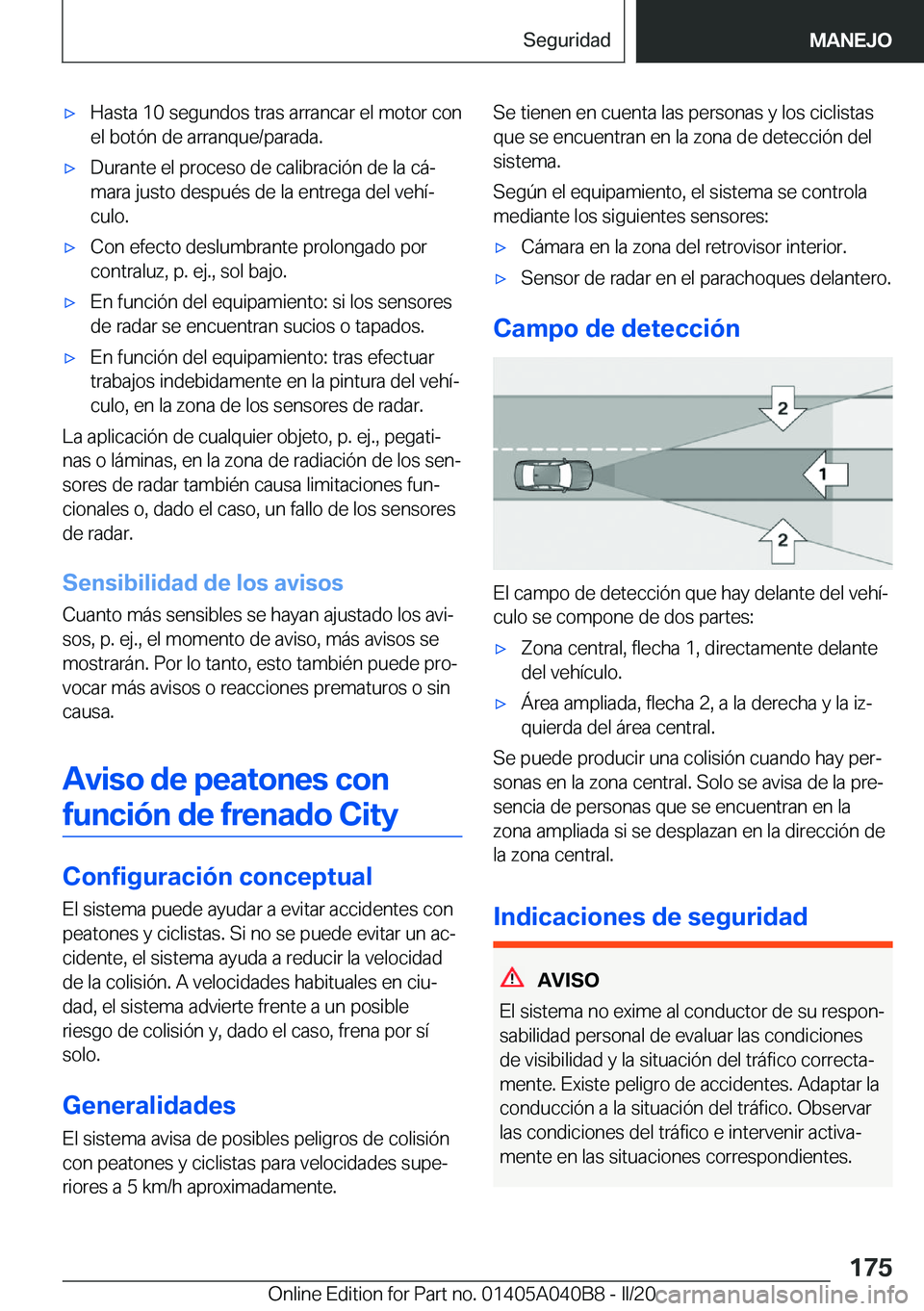 BMW Z4 2020  Manuales de Empleo (in Spanish) 'x�H�a�s�t�a��1�0��s�e�g�u�n�d�o�s��t�r�a�s��a�r�r�a�n�c�a�r��e�l��m�o�t�o�r��c�o�n
�e�l��b�o�t�
