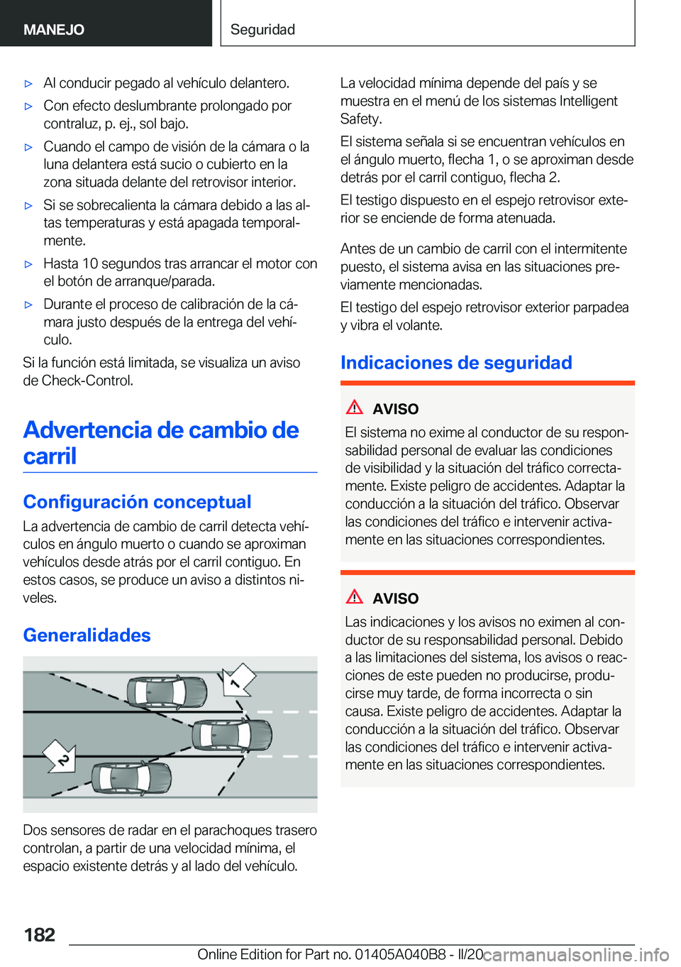 BMW Z4 2020  Manuales de Empleo (in Spanish) 'x�A�l��c�o�n�d�u�c�i�r��p�e�g�a�d�o��a�l��v�e�h�