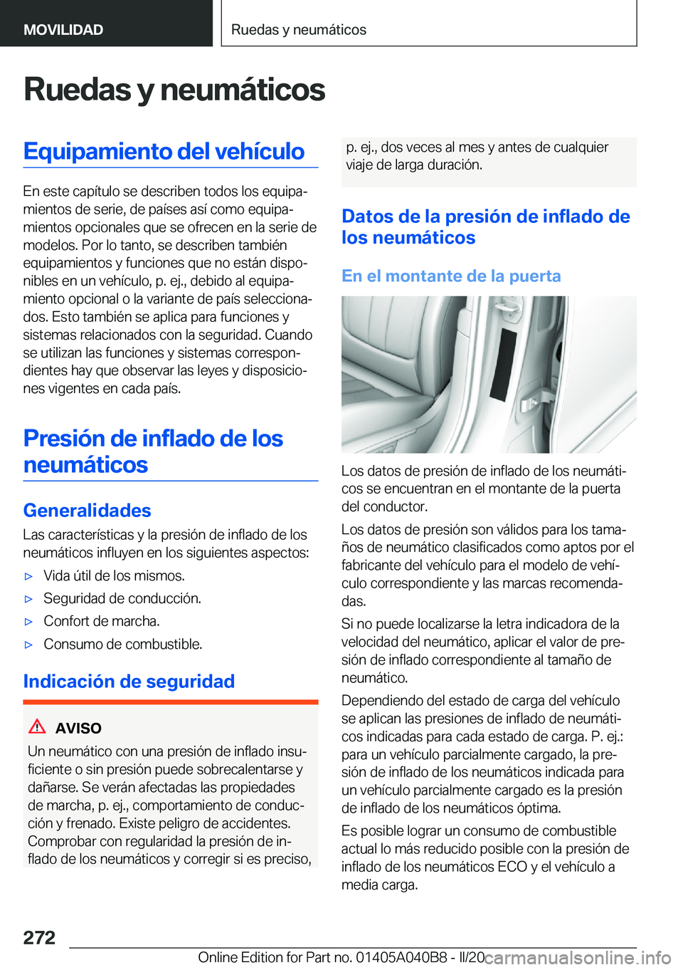 BMW Z4 2020  Manuales de Empleo (in Spanish) �R�u�e�d�a�s��y��n�e�u�m�