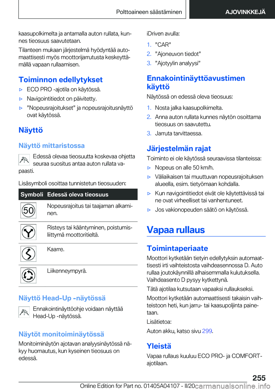 BMW Z4 2020  Omistajan Käsikirja (in Finnish) �k�a�a�s�u�p�o�l�k�i�m�e�l�t�a��j�a��a�n�t�a�m�a�l�l�a��a�u�t�o�n��r�u�l�l�a�t�a�,��k�u�nj�n�e�s��t�i�e�o�s�u�u�s��s�a�a�v�u�t�e�t�a�a�n�.
�T�i�l�a�n�t�e�e�n��m�u�k�a�a�n��j�