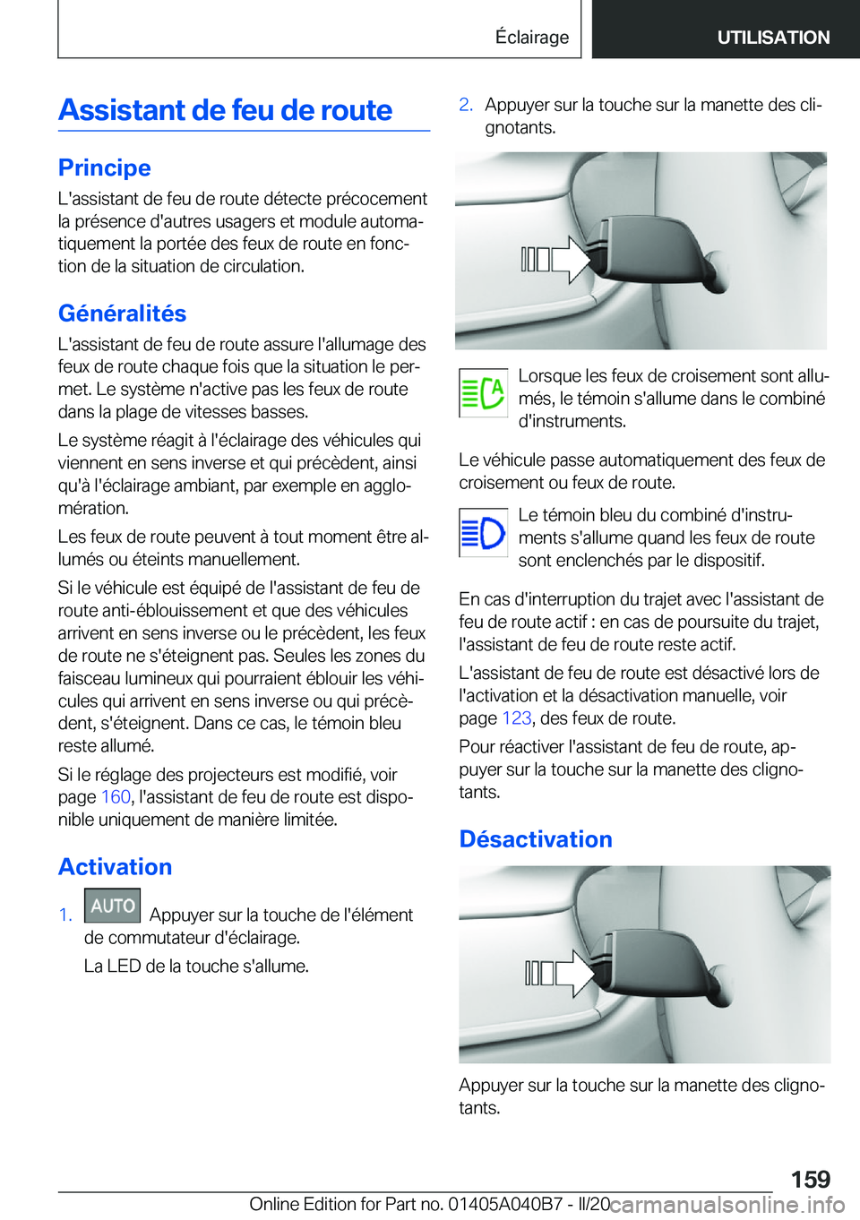 BMW Z4 2020  Notices Demploi (in French) �A�s�s�i�s�t�a�n�t��d�e��f�e�u��d�e��r�o�u�t�e
�P�r�i�n�c�i�p�e
�L�'�a�s�s�i�s�t�a�n�t��d�e��f�e�u��d�e��r�o�u�t�e��d�é�t�e�c�t�e��p�r�é�c�o�c�e�m�e�n�t
�l�a��p�r�é�s�e�n�c�e��d�