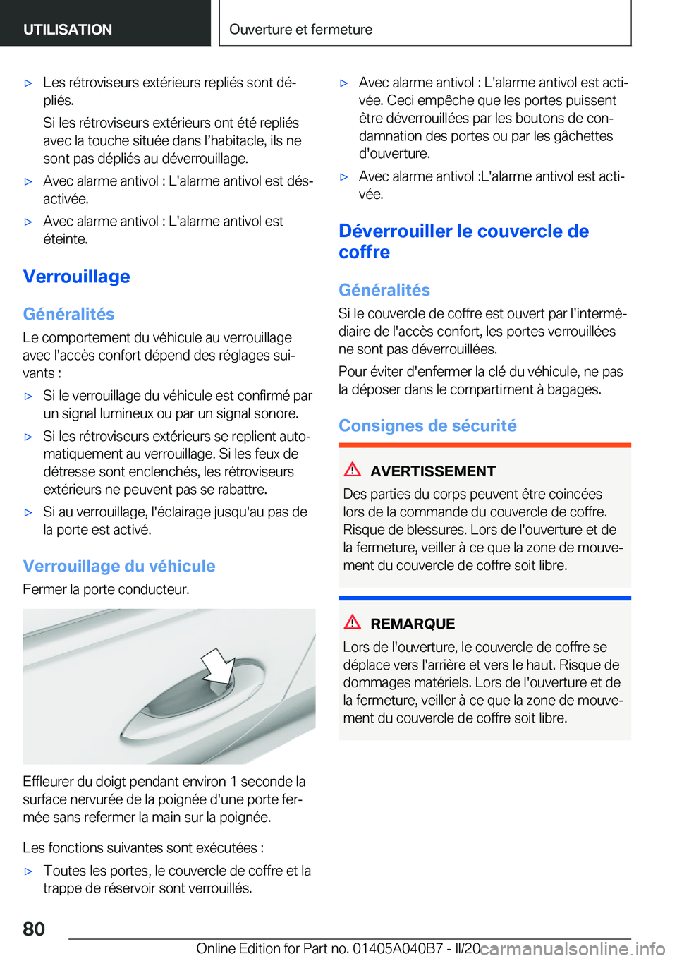 BMW Z4 2020  Notices Demploi (in French) 'x�L�e�s��r�é�t�r�o�v�i�s�e�u�r�s��e�x�t�é�r�i�e�u�r�s��r�e�p�l�i�é�s��s�o�n�t��d�éj�p�l�i�é�s�.
�S�i��l�e�s��r�é�t�r�o�v�i�s�e�u�r�s��e�x�t�é�r�i�e�u�r�s��o�n�t��é�t�é��r�e�p