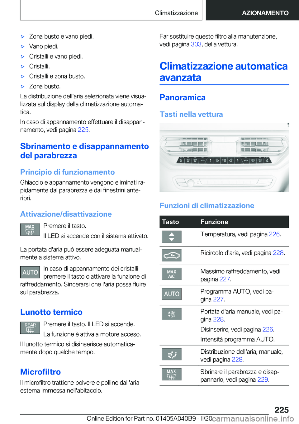 BMW Z4 2020  Libretti Di Uso E manutenzione (in Italian) 'x�Z�o�n�a��b�u�s�t�o��e��v�a�n�o��p�i�e�d�i�.'x�V�a�n�o��p�i�e�d�i�.'x�C�r�i�s�t�a�l�l�i��e��v�a�n�o��p�i�e�d�i�.'x�C�r�i�s�t�a�l�l�i�.'x�C�r�i�s�t�a�l�l�i��e��z�o�n�a�