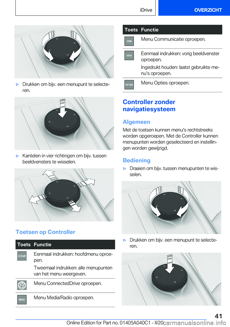 BMW Z4 2020  Instructieboekjes (in Dutch) 'x�D�r�u�k�k�e�n��o�m��b�i�j�v�.��e�e�n��m�e�n�u�p�u�n�t��t�e��s�e�l�e�c�t�ej
�r�e�n�.'x�K�a�n�t�e�l�e�n��i�n��v�i�e�r��r�i�c�h�t�i�n�g�e�n��o�m��b�i�j�v�.��t�u�s�s�e�n
�b�e�e�l�d