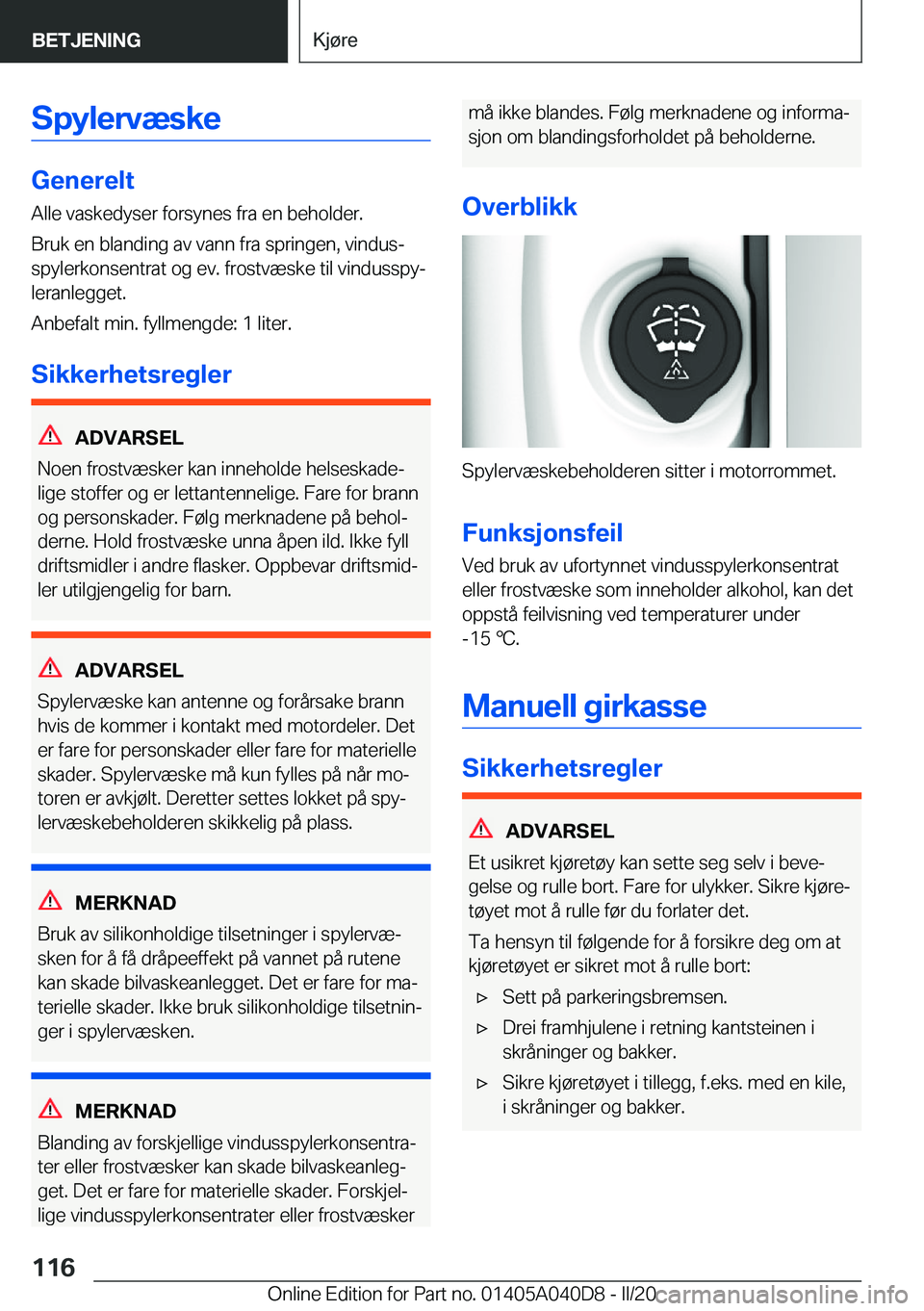 BMW Z4 2020  InstruksjonsbØker (in Norwegian) �S�p�y�l�e�r�v�æ�s�k�e
�G�e�n�e�r�e�l�t�A�l�l�e��v�a�s�k�e�d�y�s�e�r��f�o�r�s�y�n�e�s��f�r�a��e�n��b�e�h�o�l�d�e�r�.�B�r�u�k��e�n��b�l�a�n�d�i�n�g��a�v��v�a�n�n��f�r�a��s�p�r�i�n�g�e�n�,�