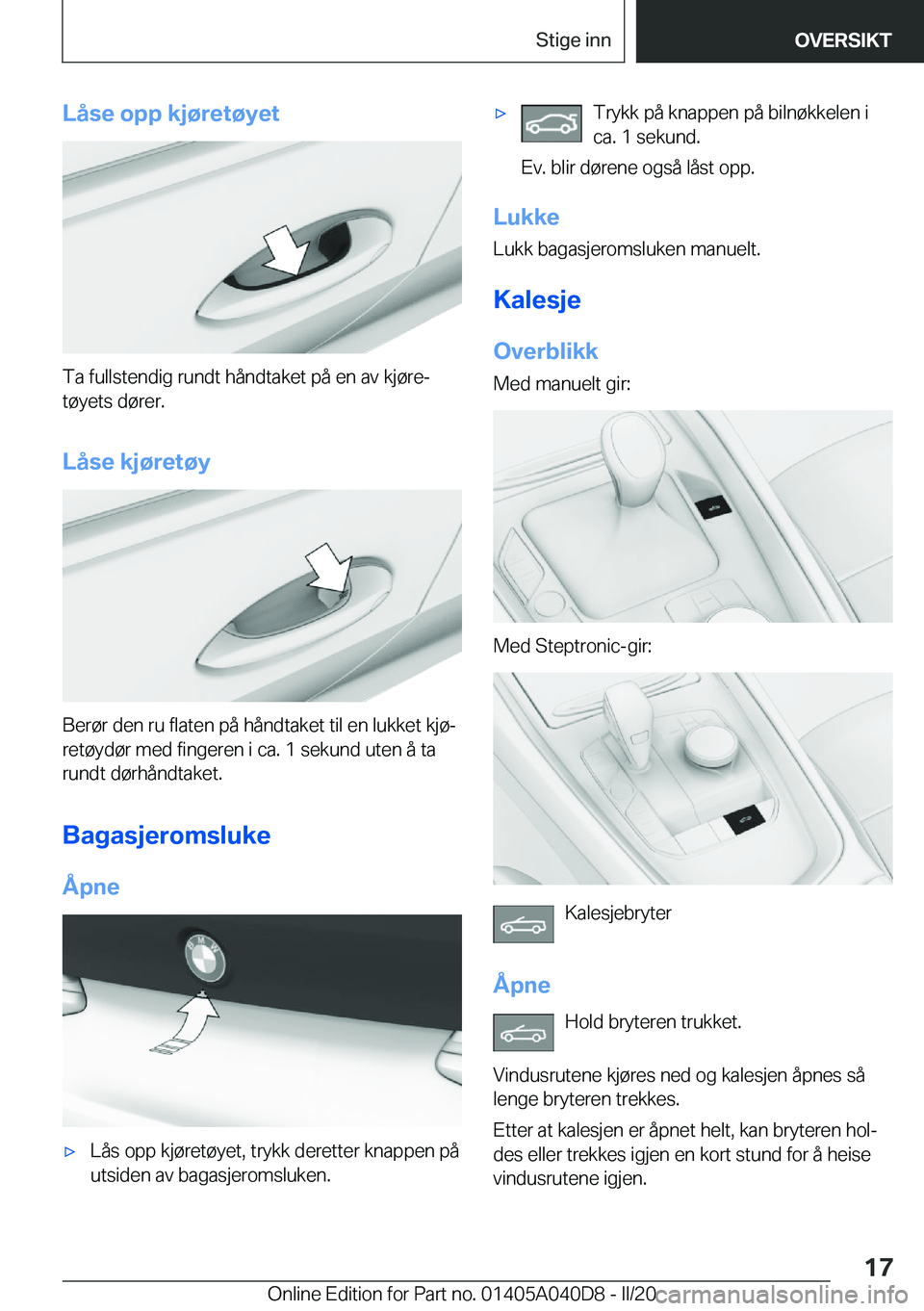 BMW Z4 2020  InstruksjonsbØker (in Norwegian) �L�å�s�e��o�p�p��k�j�