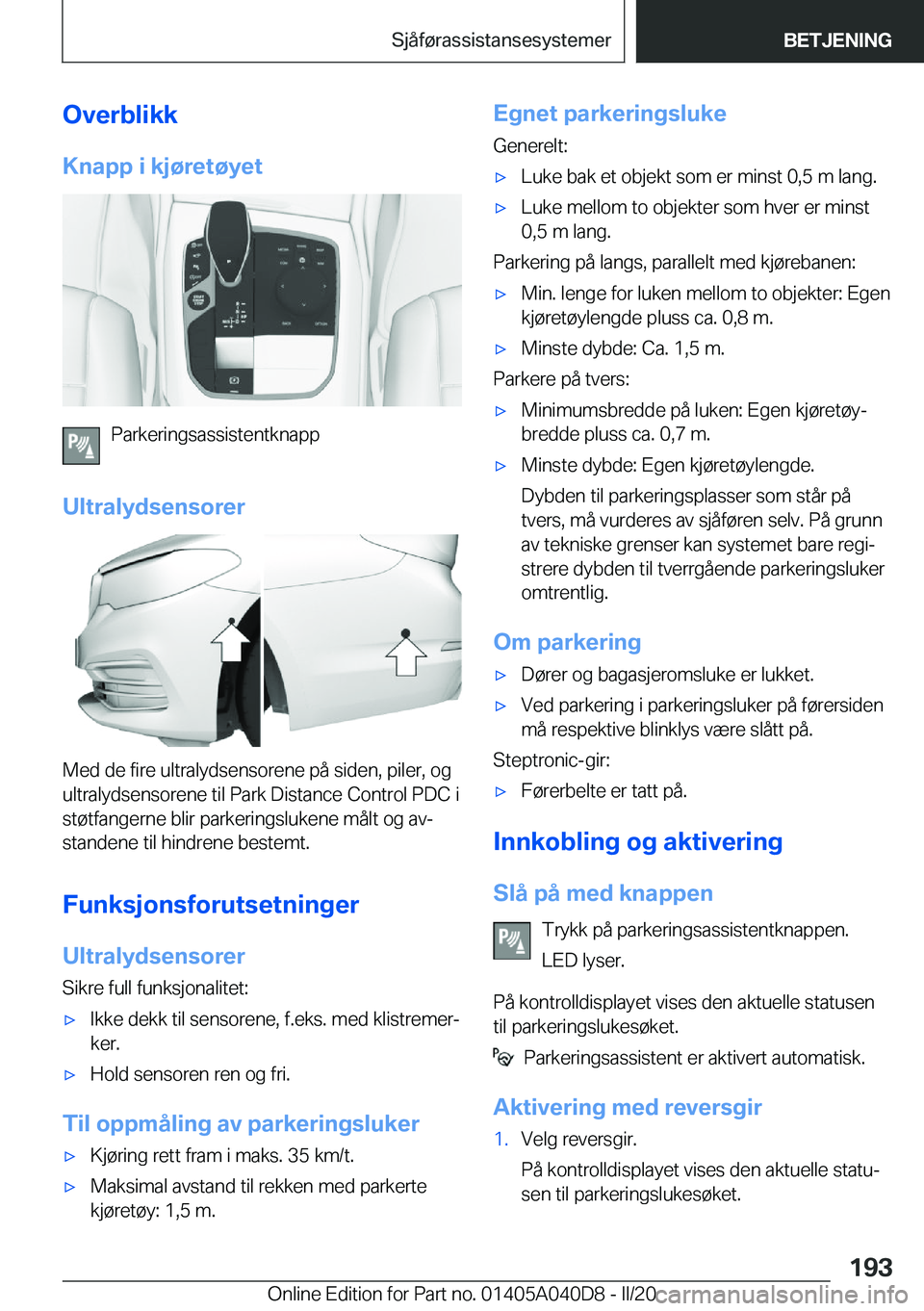 BMW Z4 2020  InstruksjonsbØker (in Norwegian) �O�v�e�r�b�l�i�k�k�K�n�a�p�p��i��k�j�