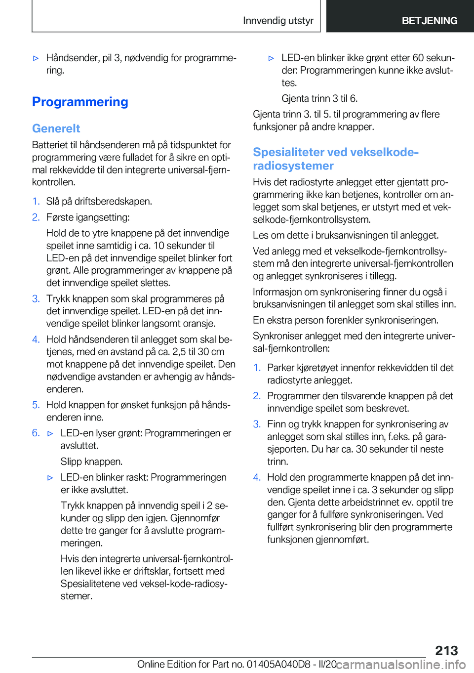 BMW Z4 2020  InstruksjonsbØker (in Norwegian) 'x�H�å�n�d�s�e�n�d�e�r�,��p�i�l��3�,��n�