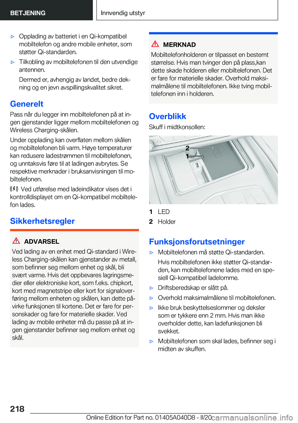 BMW Z4 2020  InstruksjonsbØker (in Norwegian) 'x�O�p�p�l�a�d�i�n�g��a�v��b�a�t�t�e�r�i�e�t��i��e�n��Q�i�-�k�o�m�p�a�t�i�b�e�l�m�o�b�i�l�t�e�l�e�f�o�n��o�g��a�n�d�r�e��m�o�b�i�l�e��e�n�h�e�t�e�r�,��s�o�m�s�t�