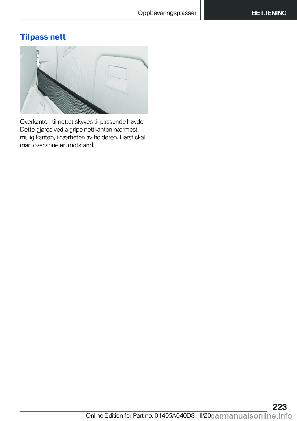BMW Z4 2020  InstruksjonsbØker (in Norwegian) �T�i�l�p�a�s�s��n�e�t�t
�O�v�e�r�k�a�n�t�e�n��t�i�l��n�e�t�t�e�t��s�k�y�v�e�s��t�i�l��p�a�s�s�e�n�d�e��h�