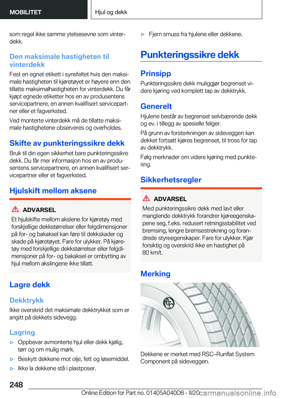 BMW Z4 2020  InstruksjonsbØker (in Norwegian) �s�o�m��r�e�g�e�l��i�k�k�e��s�a�m�m�e��y�t�e�l�s�e�s�e�v�n�e��s�o�m��v�i�n�t�e�rj�d�e�k�k�.
�D�e�n��m�a�k�s�i�m�a�l�e��h�a�s�t�i�g�h�e�t�e�n��t�i�l
�v�i�n�t�e�r�d�e�k�k
�F�e�s�t��e�n��e�g�