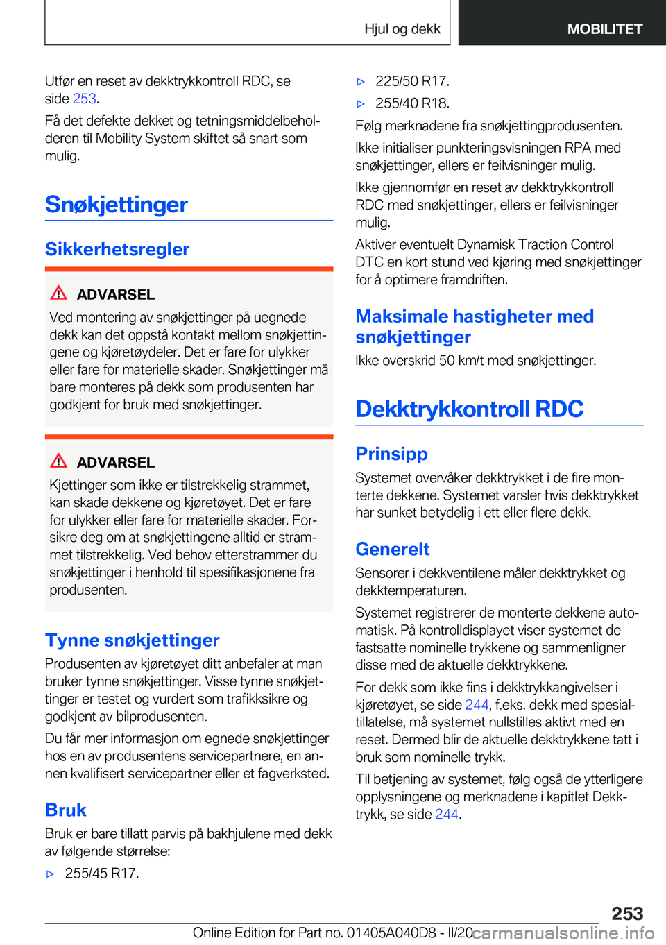 BMW Z4 2020  InstruksjonsbØker (in Norwegian) �U�t�f�
