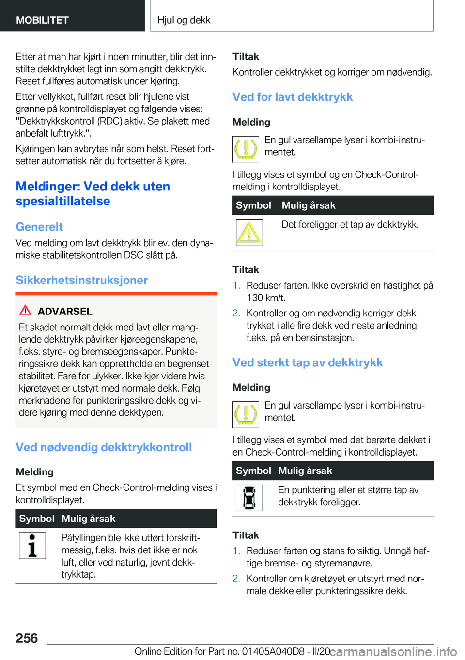 BMW Z4 2020  InstruksjonsbØker (in Norwegian) �E�t�t�e�r��a�t��m�a�n��h�a�r��k�j�