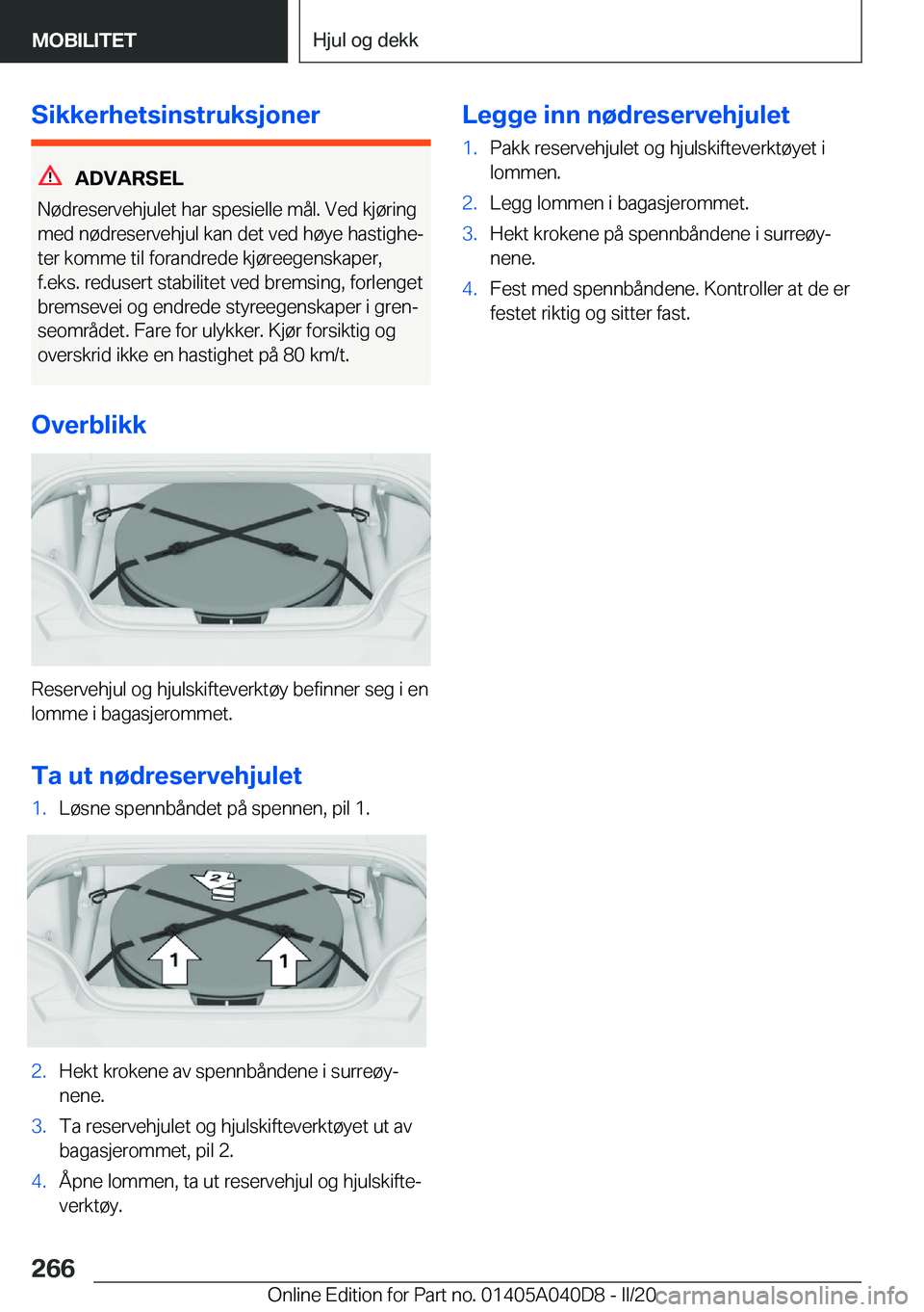 BMW Z4 2020  InstruksjonsbØker (in Norwegian) �S�i�k�k�e�r�h�e�t�s�i�n�s�t�r�u�k�s�j�o�n�e�r
�A�D�V�A�R�S�E�L
�N�