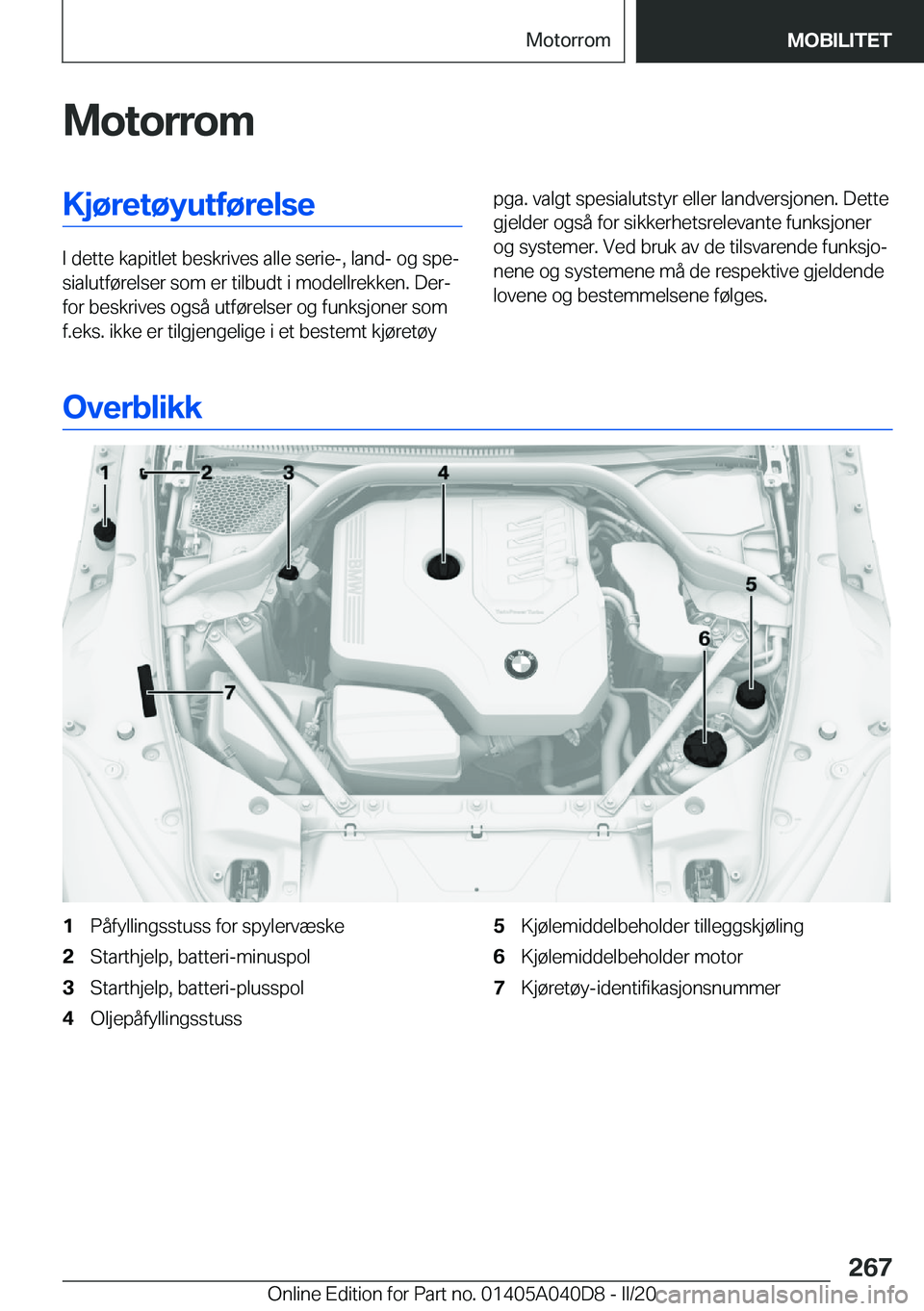 BMW Z4 2020  InstruksjonsbØker (in Norwegian) �M�o�t�o�r�r�o�m�K�j�