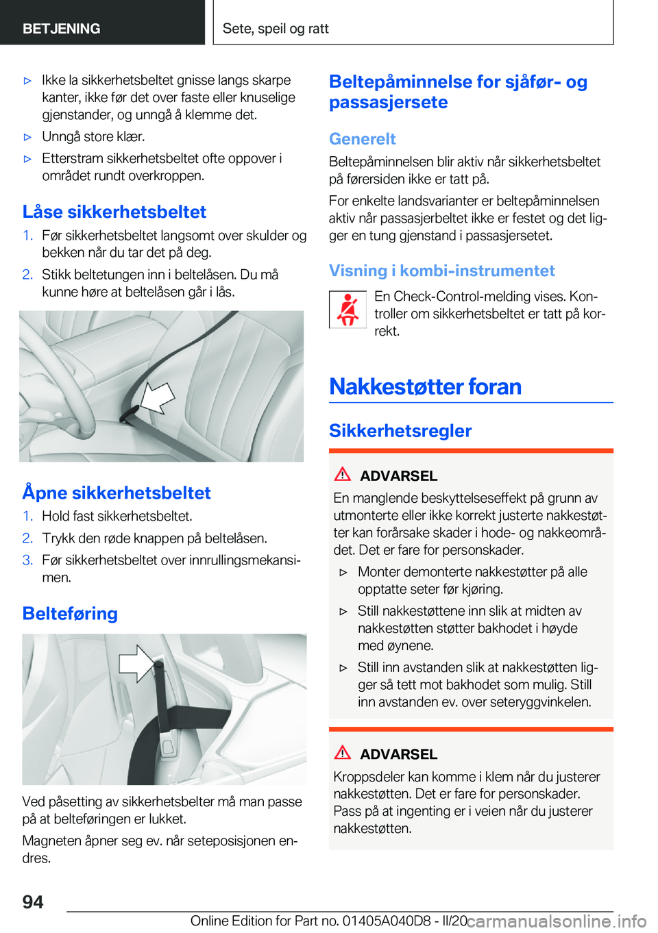 BMW Z4 2020  InstruksjonsbØker (in Norwegian) 'x�I�k�k�e��l�a��s�i�k�k�e�r�h�e�t�s�b�e�l�t�e�t��g�n�i�s�s�e��l�a�n�g�s��s�k�a�r�p�e
�k�a�n�t�e�r�,��i�k�k�e��f�