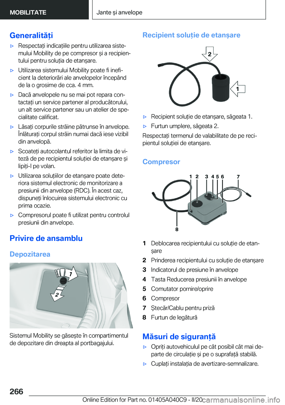 BMW Z4 2020  Ghiduri De Utilizare (in Romanian) �G�e�n�e�r�a�l�i�t�