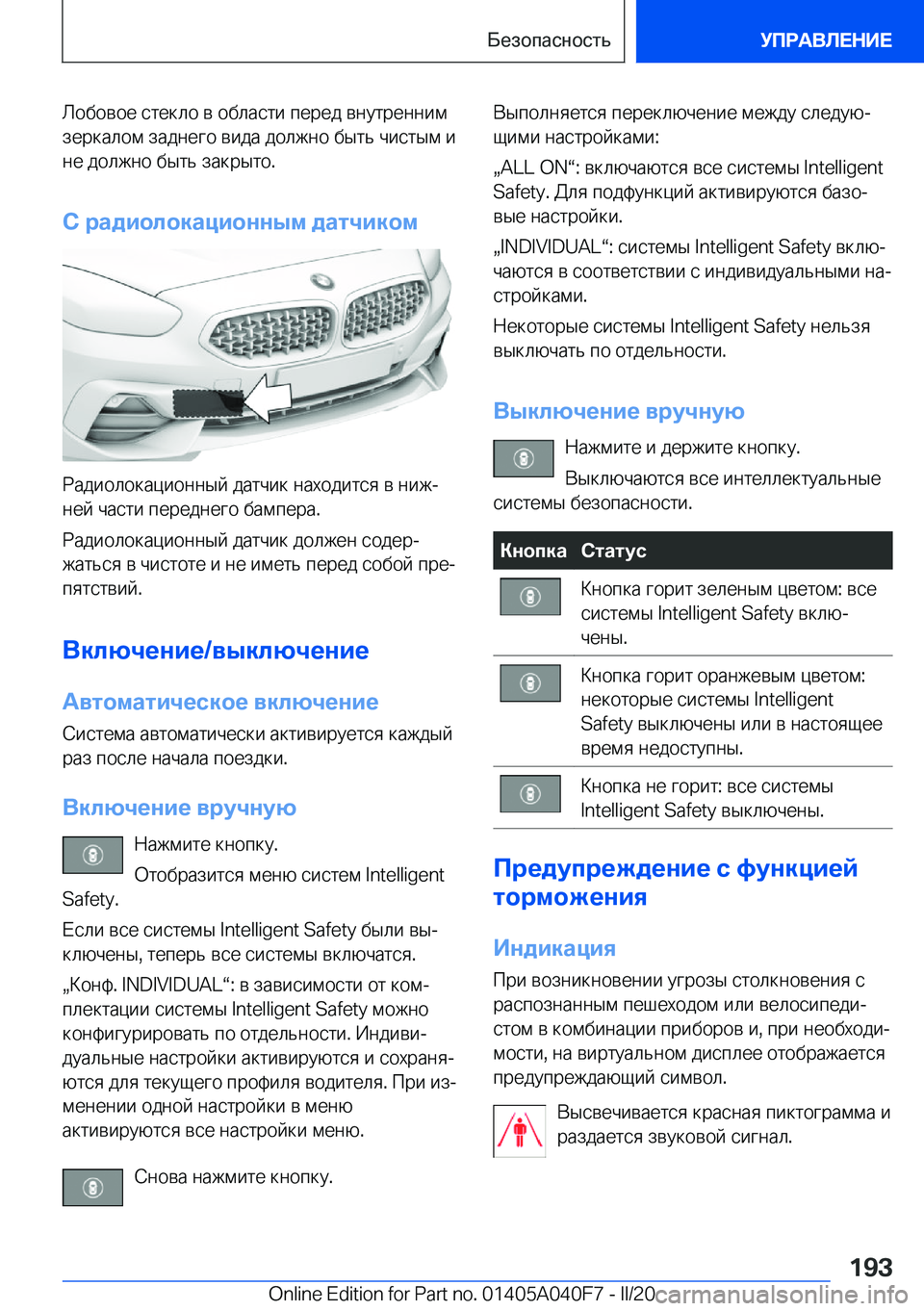 BMW Z4 2020  Руково  