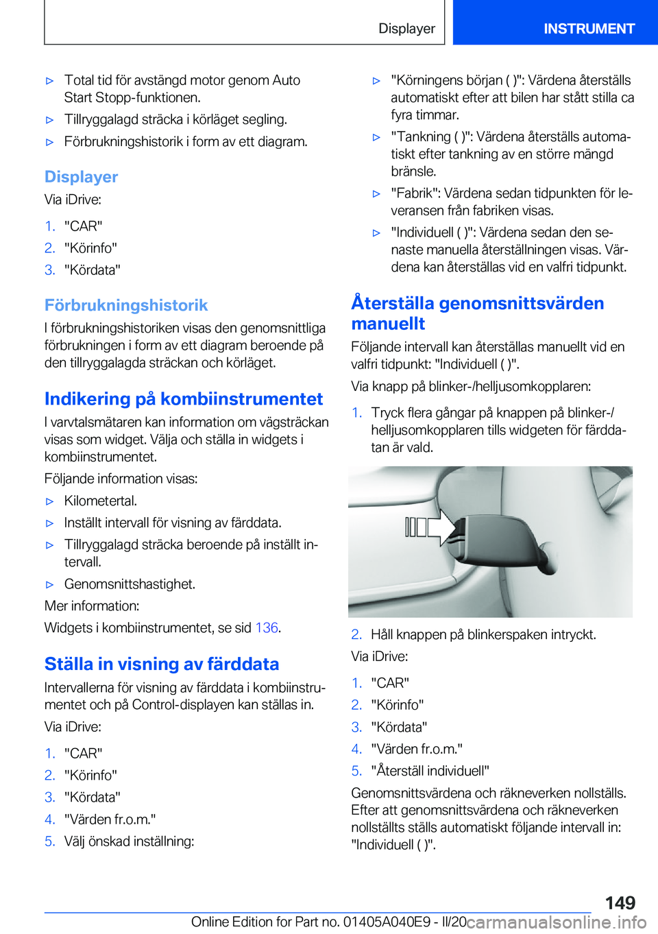 BMW Z4 2020  InstruktionsbÖcker (in Swedish) 'x�T�o�t�a�l��t�i�d��f�