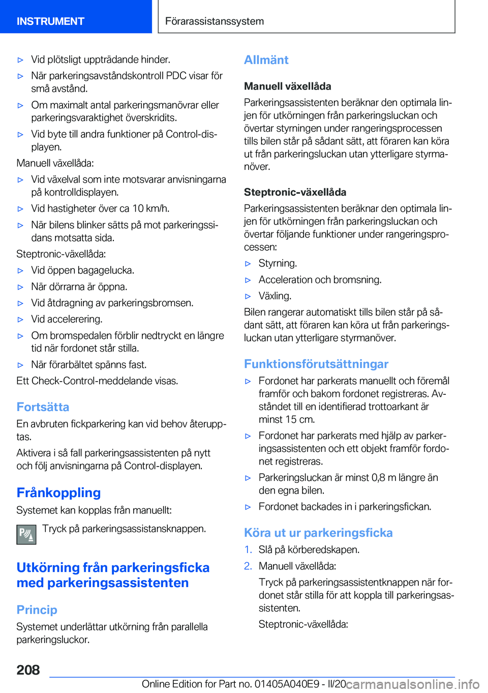 BMW Z4 2020  InstruktionsbÖcker (in Swedish) 'x�V�i�d��p�l�