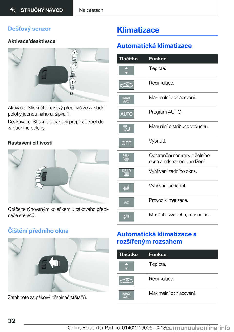 BMW Z4 2019  Návod na použití (in Czech) �D�e	,�o�v�