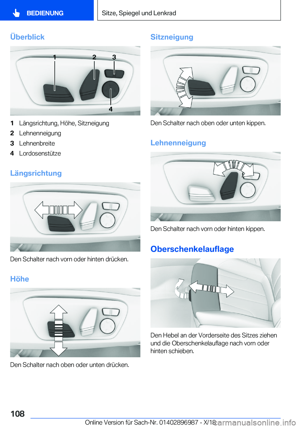 BMW Z4 2019  Betriebsanleitungen (in German) �