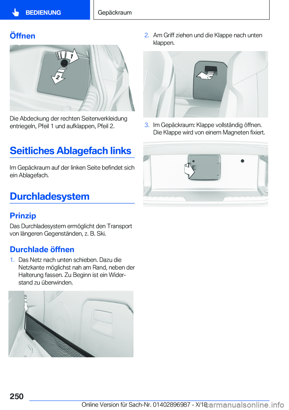 BMW Z4 2019  Betriebsanleitungen (in German) �