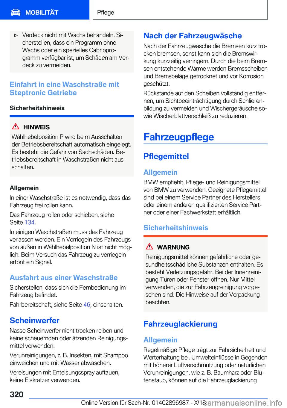 BMW Z4 2019  Betriebsanleitungen (in German) x�V�e�r�d�e�c�k��n�i�c�h�t��m�i�t��W�a�c�h�s��b�e�h�a�n�d�e�l�n�.��S�ij�c�h�e�r�s�t�e�l�l�e�n�,��d�a�s�s��e�i�n��P�r�o�g�r�a�m�m��o�h�n�e
�W�a�c�h�s��o�d�e�r��e�i�n��s�p�e�z�i�e�l�l�e�s�